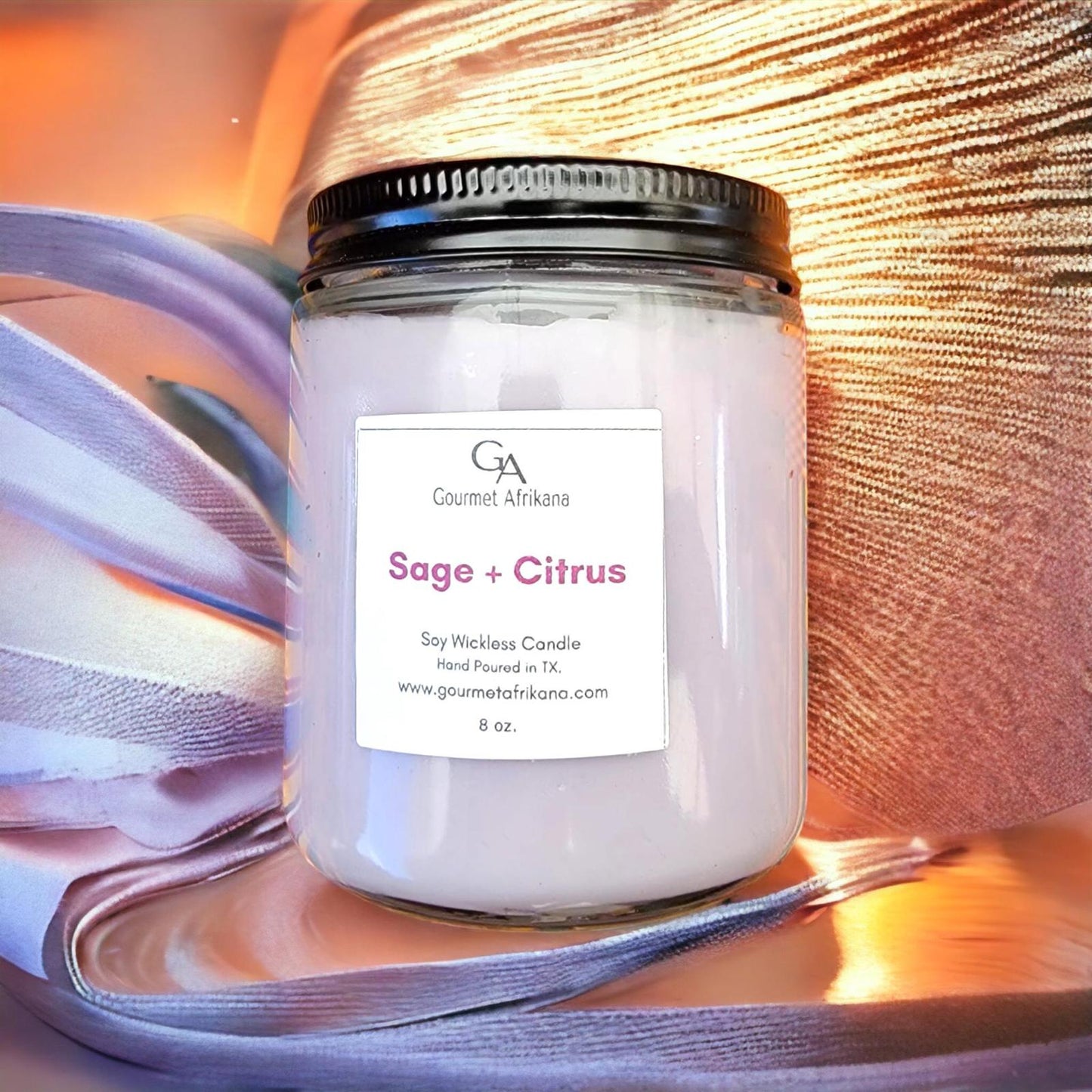 Sage + Citrus Wickless Candle